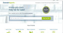 Desktop Screenshot of immo-pro.com